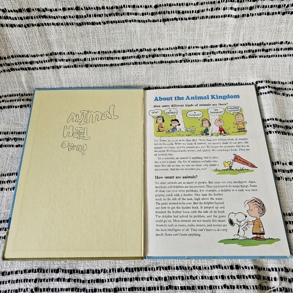 1981 Peanuts Charlie Brown’s CYCLOPEDIA Volume 2 Hardcover Book Funk Wagnalls - Picture 6 of 6